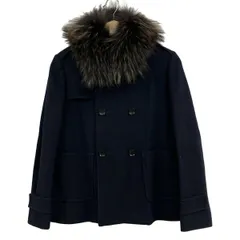 nano universe(ナノユニバース) コート サイズ38 M レディース - ダークネイビー 長袖/ファー着脱可/冬