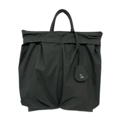 ナノユニバース nano universe エヌジェークラブ NJ/CLUB SML別注 ヘルメットバッグ ハンドバッグ 無地 グレーのサムネイル