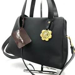 LANCEL ランセル 2way ハンドバッグ ショルダーバッグ ナイロン 黒