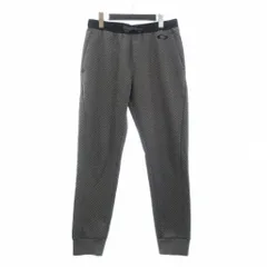 オークリー OAKLEY ジョガーパンツ  ロゴ 刺繍 ウエストゴム キルティング 断熱保温 422132JP グレー XL