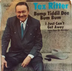 米7” Tex Ritter Bump Tiddil Dee Bum Bum  2097 Capitol Records /00080