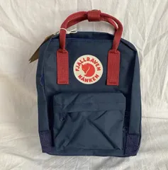 【新品・未使用】FJALLRAVEN リュック Kanken レディース カンケンリュックサック バッグ 大容量リュックサック7L 16L 20L リュックサック ネイビー×レッド-Z