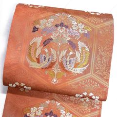 袋帯　立涌　花　鶴　着物　帯　002k 袋帯 立涌 花 鶴 着物 帯 002k - メルカリ