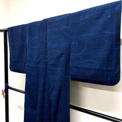小紋　無地　グラデーション　バチ襟　着物　021tz 小紋 無地 グラデーション バチ襟 着物 021tz - メルカリ