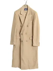 【お得なクーポン配布中!】 80s USA製 バーバリー プローサム チェスター コート メンズ L 程 ヴィンテージ 高級素材 100% キャメルヘアー ダブルブレスト フィールド