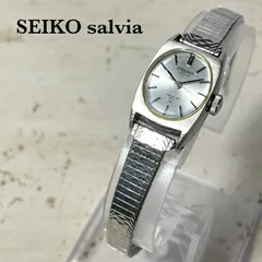 ビンテージ✨SEIKO セイコー salvia 手巻き 腕時計 シルバー