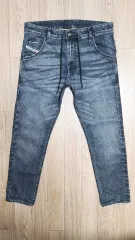 正規品 DIESEL クルーリー スウェット パンツ ジョグジーン デニム 32 33