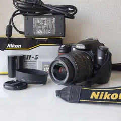 SDカード2GBをおまけ♪ 通電・基本動作確認 ニコン Nikon D50 AF-S DX NIKKOR 18-55mm f/3.5-5.6G VR ズームレンズ EH-5 ACアダプタ ACアダプター ニコンAFマウント CCDセンサー デジタル一眼レフ