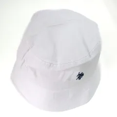 ユーエスポロアッスン ハット 帽子 ロゴ ブランド レディース 57-59cmサイズ ホワイト U.S. POLO ASSN 【中古】