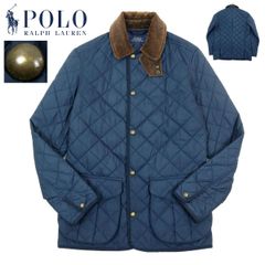 現行タグ ポロ ラルフローレン レザー エルボーパッチ キルティング