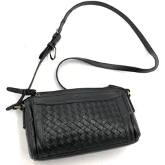Dakota ダコタ ショルダーバッグ 編み込み メッシュ レザー 本革 ブラック 黒