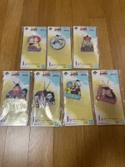 ONE PIECE 一番くじ ラバー キーホルダー セット 7個 まとめ(送料無料※メルカリshop取引では対象外)