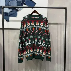 (110) H&M エイチ・アンド・エム カジュアル クリスマス セーター ニット