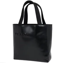 プラダ PRADA ロゴ トートバッグ ハンドバッグ トートバッグ レザー ネロ(ブラック) B9318 レディース 【中古】