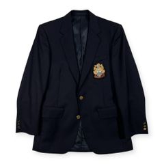 VAN JACKET 段返り3B金ボタン ブレザー ネイビー 紺ブレ 金ワッペン