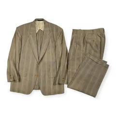 90s 00s LESVIS a BOIS レヴィアボア チェック柄 セットアップ スーツ 裾ダブル サイズ M /オールド/ビンテージ/上下セット/アバハウス