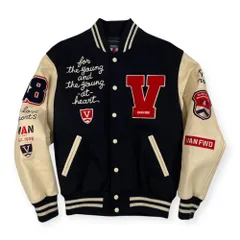 VAN CLUB スタジャン ネイビーブラック LL 袖本革 美品 楽天市場】van