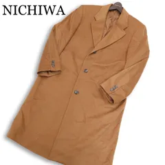 WIND ARMOR ウィンドアーマー ニチワ 高級 カシミヤ100%★ 秋冬 チェスター コート Sz.LL　メンズ 大きいサイズ