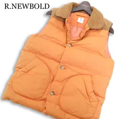 R.NEWBOLD ポールスミス 秋冬 60/40クロス★ コーデュロイ切替 ダウン ベスト Sz.M メンズのサムネイル