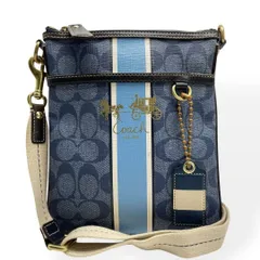 美品　COACH ショルダーバッグ サコッシュ 薄型 PVC レザー　斜め掛け