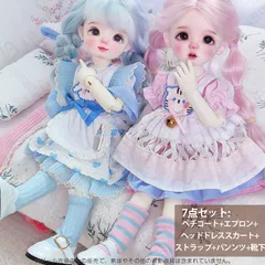スカートセットドール衣装 ドール服 ロリータ doll服  1/6 スケール用  Lolita ワンピース プリンセスドレス 7点セット BJD用 bjd 人形 着せ替え 可愛