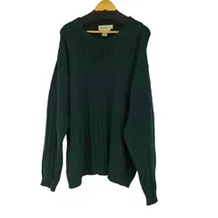 エディーバウアー Eddie Bauer 90-00S MADE IN USA 総柄 コットンニット メンズ JPN：XL 