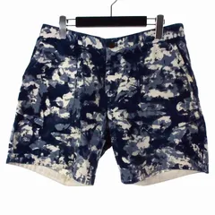 エム M Hand Paint Camo Short Pants ショートパンツ ハーフパンツ ショーツ M ブルー 青