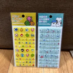 新品 未開封 タイルシール ドロップシール ブロックシール たまごっち スヌーピー 2個セット セット売り 黄色