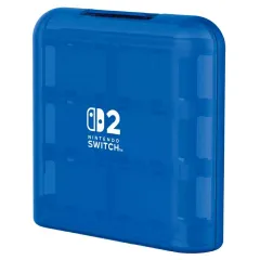 【中古】ニンテンドースイッチ2ハード カードケース 24枚収納 for Nintendo Switch 2 (クリアブルー)