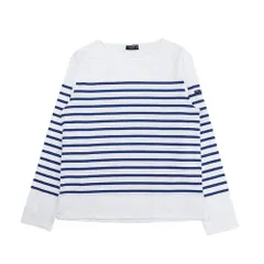 【ギフト対応可】セントジェームズ SAINT JAMES ロングTシャツ NAVAL ロンT 長袖 ボーダー ボートネック カットソー ホワイト ブルー ファッション 人気 ブランド おしゃれ 誕生日 記念 プレゼント ギフト 送料無料