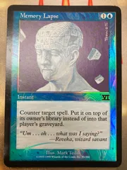 記憶の欠落　直筆　ノーマル　FOIL　２枚組　MTG サインド　日本画　STX 記憶の欠落 日本画 サイン入り ノーマル FOIL 2枚セット MTG｜mtg 記憶