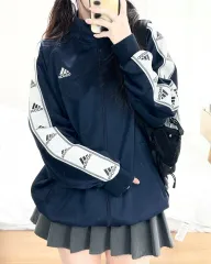 アディダス JAPAN サイドライン ネイビー ジャージ