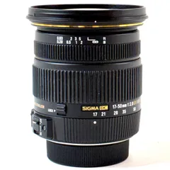 シグマ SIGMA 17-50mm F2.8 EX DC OS HSM (ニコンF用) 一眼カメラ用レンズ（オートフォーカス） 【中古】