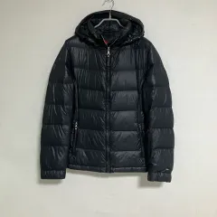 トミーヒルフィガー ブラック フード グース ダウン