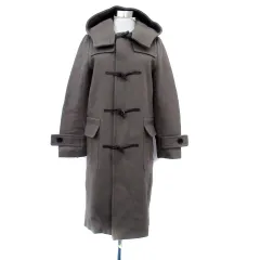 ナノユニバース nano universe ダッフルコート ロング丈 フード付き 36 S グレー /HO4