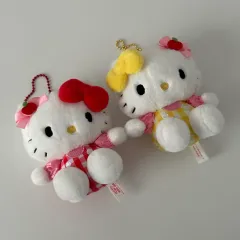 サンリオ ハローキティ ぬいぐるみ キーホルダー/ハローキティ Apple Musicカフェ キティ ミミ
