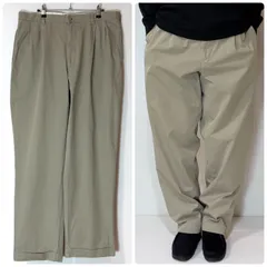 美品 90s Polo Ralph Lauren ポロラルフローレン ツータックチノパン W36L32 ベージュ プリーツ 裾ダブル スラックス パンツ トラウザース テーパード  ワイドバギー ボトムス ポロチノ クラシックチノ 極太 p25123435