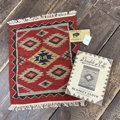 RRL ラルフローレン MINI SOUTHWESTERN RUG ミニ サウスウエスタンラグ サイズ60×52 MARRSLG0B820020 インド製【K0247-005】　284