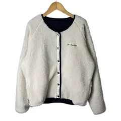 コロンビア Columbia リバーシブルジャケット ボアジャケット ジャケット XL アイボリー ブラック