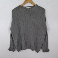 McGREGOR マックレガー ニット セーター 無地 グレー Lサイズ メンズ 古着 アメカジ クラシック