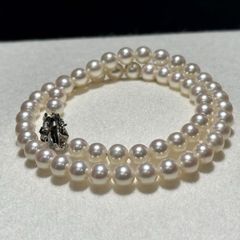 希少✨ミキモト あこや マチネー ネックレス 約56cm 6.4mm-6.9mm 