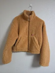 ナイキ ボア フリースジャケット ブラウン