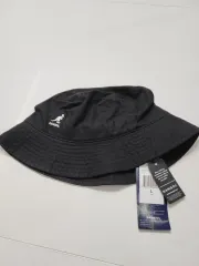 新品) カンゴール ウォッシュド バケットハット ブラック