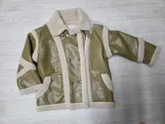 男の子女の子130 KARA ムートン ジャケット アウター - 冬