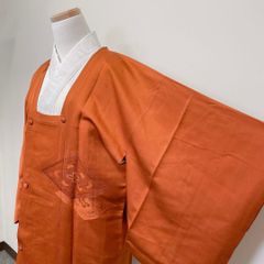 道長コート グラデーション 楓 銀杏 蔦 モール 着物 040k - メルカリ