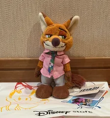 [新品・新商品] ニック・ワイルド ぬいぐるみ Disney stanDs ズートピア2 ディズニーストア　必ず商品説明をお読みください