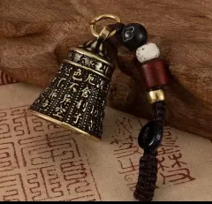 ヴィンテージ スタイル 종 キーホルダー お守り