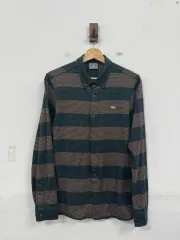 (95) ラコステ LACOSTE 長袖 シャツ チェック柄