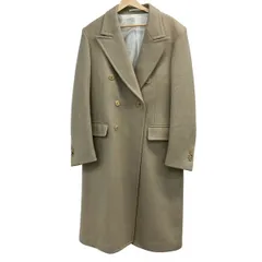 CalvinKlein(カルバンクライン) コート サイズUS 38 メンズ美品  - ベージュ 長袖/ロング/冬/秋/ウール100%