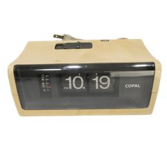 【極美品】COPAL パタパタ時計 RP-243 昭和レトロ 70s COPAL コパル RP-243 パタパタ時計 ドラム時計 スペースエイジ